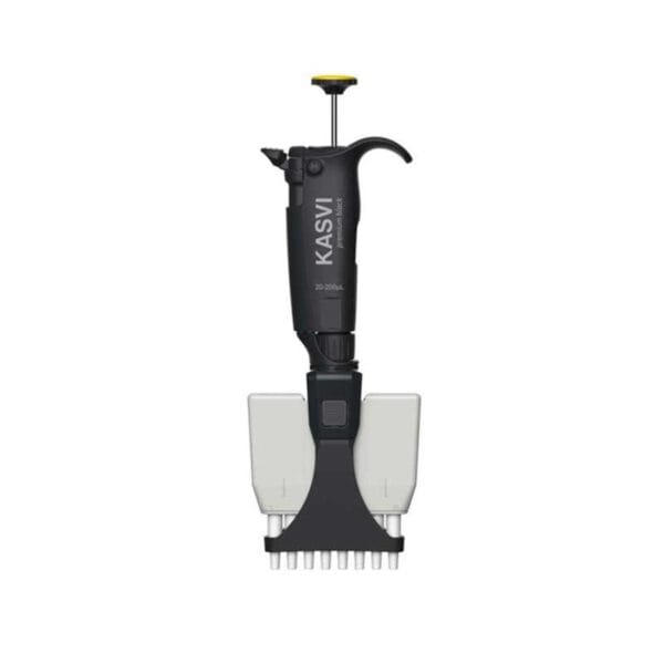 MICROPIPETA MULTICANAL PREMIUM BLACK. 8 CANAIS. 0,5 - 10 µL