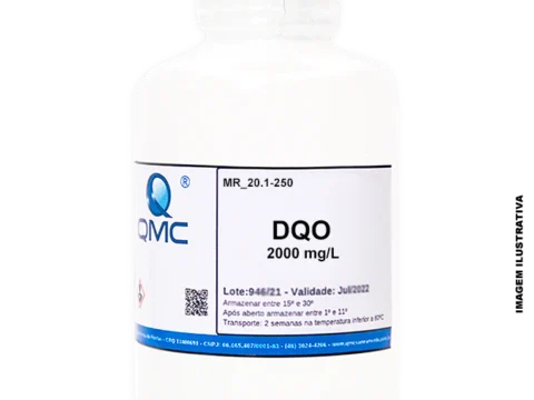Solução Padrão DQO. Concentração: 2000 mg/l. 250 ml