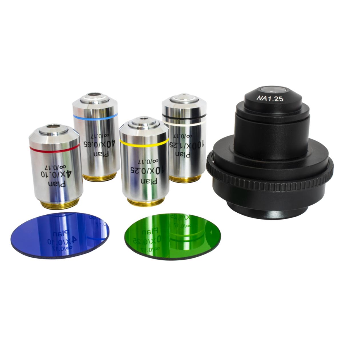 Microscópio Ótica Infinita (Uis) Binocular. - Imagem 5