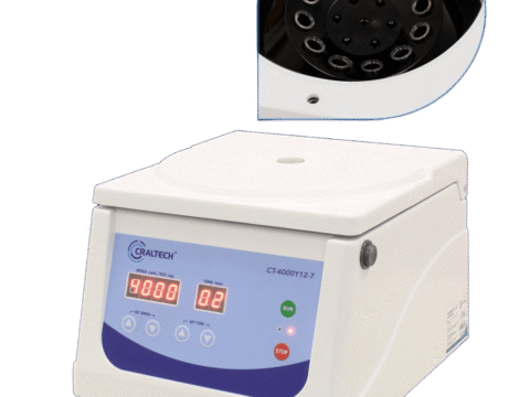 CENTRIFUGA DE BANCADA BIVOLT PARA 12 TUBOS DE 10 A 15ML CRALTECH